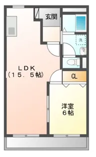 アズールN【1階】の間取り