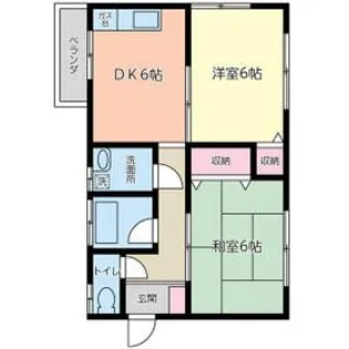 メルベーユ【2階】の間取り