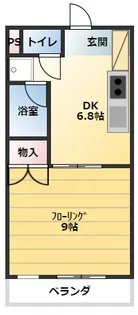 シティヒル甲府【3階】の間取り