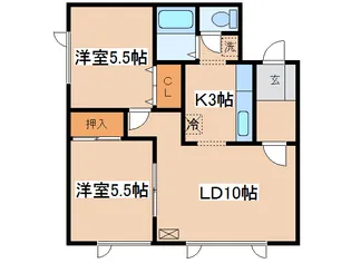 ファミーユ【1階】の間取り