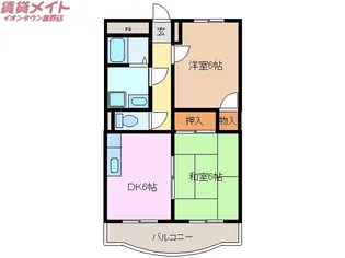 レジデンス菰野【2階】の間取り