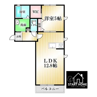 シャーメゾンツインズB【2階】の間取り