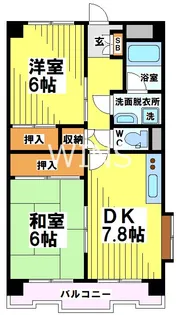 福岡県福岡市博多区東光寺町2【マンション】の間取り