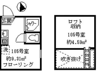 ソフィアシュガー【1階】の間取り