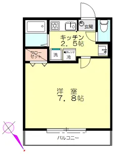 神奈川県相模原市南区麻溝台8【アパート】の間取り