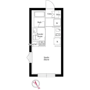 スエルテ白楽【3階】の間取り