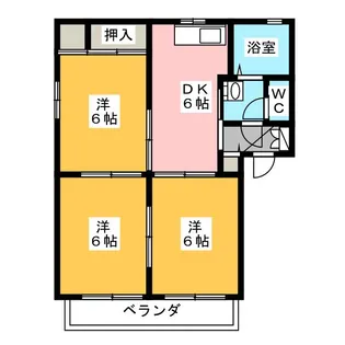 メゾン大島A【2階】の間取り