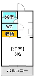 矢部第二ビル【2階】の間取り