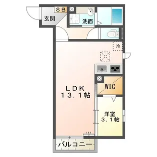 タートル エイト【1階】の間取り