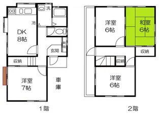 神奈川県相模原市緑区橋本8【一戸建】の間取り