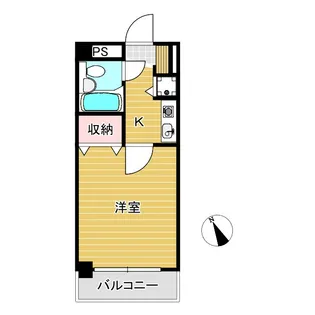 西片ハイツ【1階】の間取り