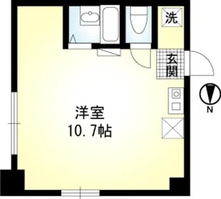 ダイヤモンドレジデンス蓮沼町【10階】の間取り