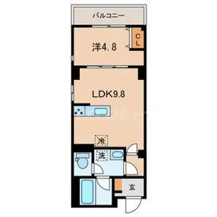仮称 墨田区亀沢3丁目計画【2階】の間取り