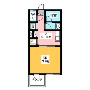 半田ビレッジ9号棟【1階】の間取り