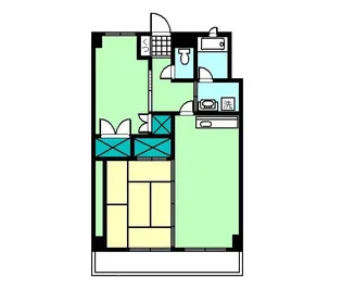 グランドスクェア東谷山【3階】の間取り