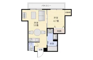 Mハウス下荒田【3階】の間取り