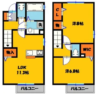 エスペランサB【1階】の間取り
