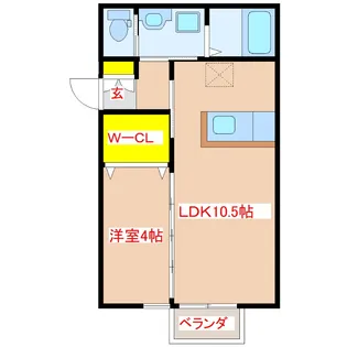 La Pace II【1階】の間取り