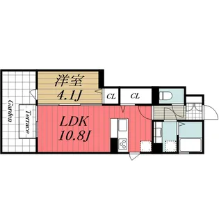 千葉県千葉市若葉区貝塚町【アパート】の間取り