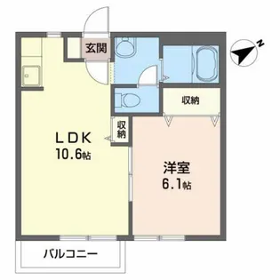 ビアーレ・M【2階】の間取り