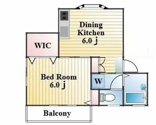 アマポーラ【1階】の間取り
