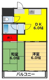 埼玉県川口市宮町【マンション】の間取り