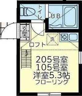 神奈川県横浜市旭区中希望が丘【アパート】の間取り