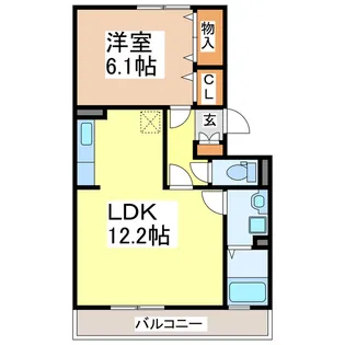 メゾンセレナ【3階】の間取り