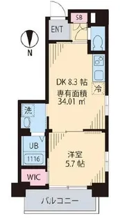 メゾンSKMスカイツリー【2階】の間取り