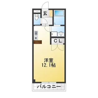 メゾン四季 B棟【3階】の間取り