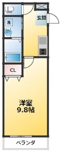 フジパレス服部本町1番館【1階】の間取り