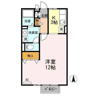 ロイヤルハイツ山崎【2階】の間取り