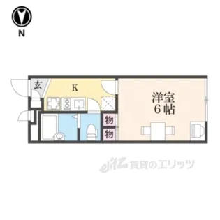 レオパレスグリューナー【2階】の間取り