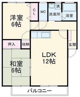 コーポコスモスV【2階】の間取り