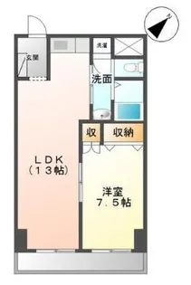 アイネスト宇多津【5階】の間取り