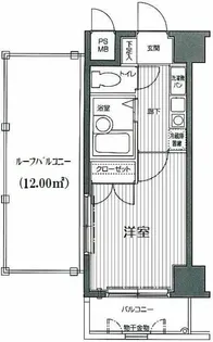 東京都渋谷区笹塚2【マンション】の間取り