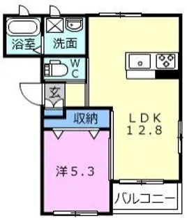 VIGORE Kamihama【2階】の間取り