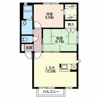 セントフォーレス F【2階】の間取り