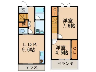 福岡県遠賀郡遠賀町大字鬼津【一戸建】の間取り