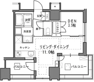 東京都文京区小石川1【マンション】の間取り