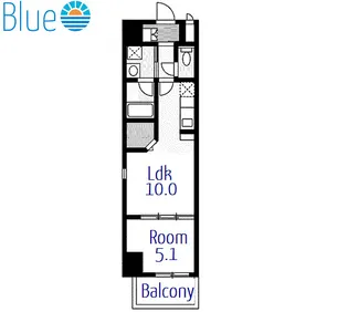 神奈川県藤沢市湘南台7【マンション】の間取り