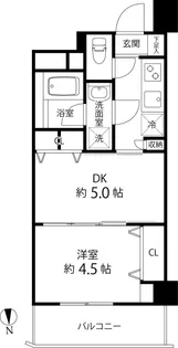 Duo Stage白金高輪【8階】の間取り