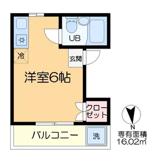 ストークハイツ山口【2階】の間取り