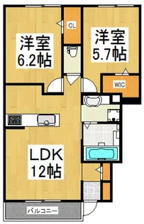 ベナード【1階】の間取り