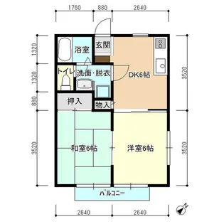 ハウスフィラデルフィア【2階】の間取り