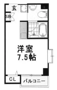 ラ・ファミリア山坂【5階】の間取り