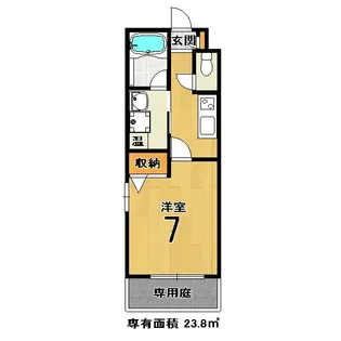 サクシード上鳥羽【1階】の間取り