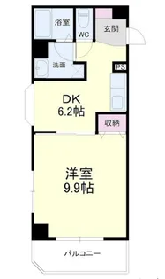 静岡県浜松市中央区北田町【マンション】の間取り