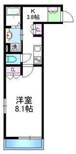 旭町ガーデン【2階】の間取り