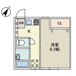 サーフテラス【2階】の間取り